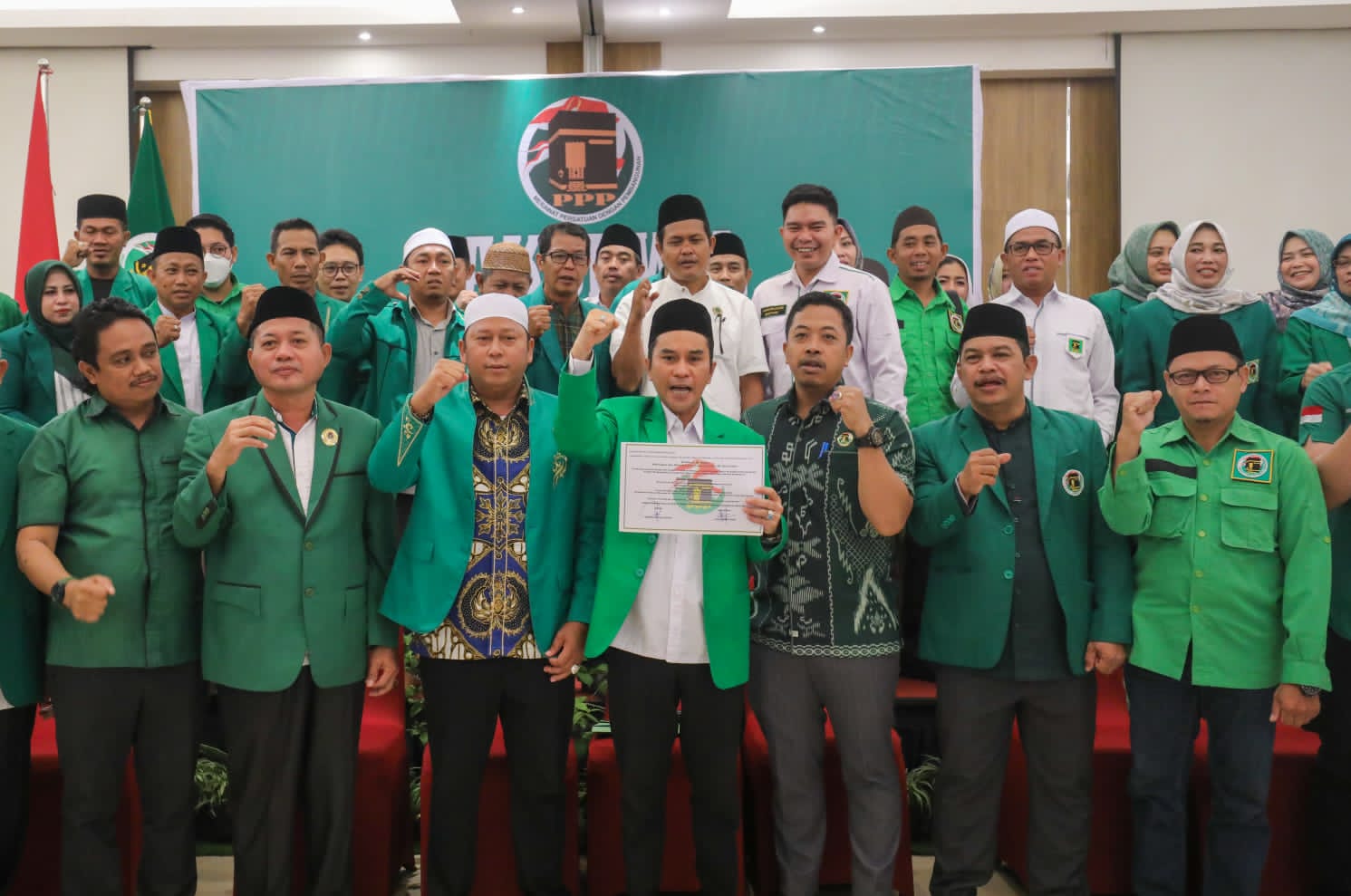 Rakerwil DPW PPP Kalsel mendukung Ganjar Pranowo sebagai capres 2024.