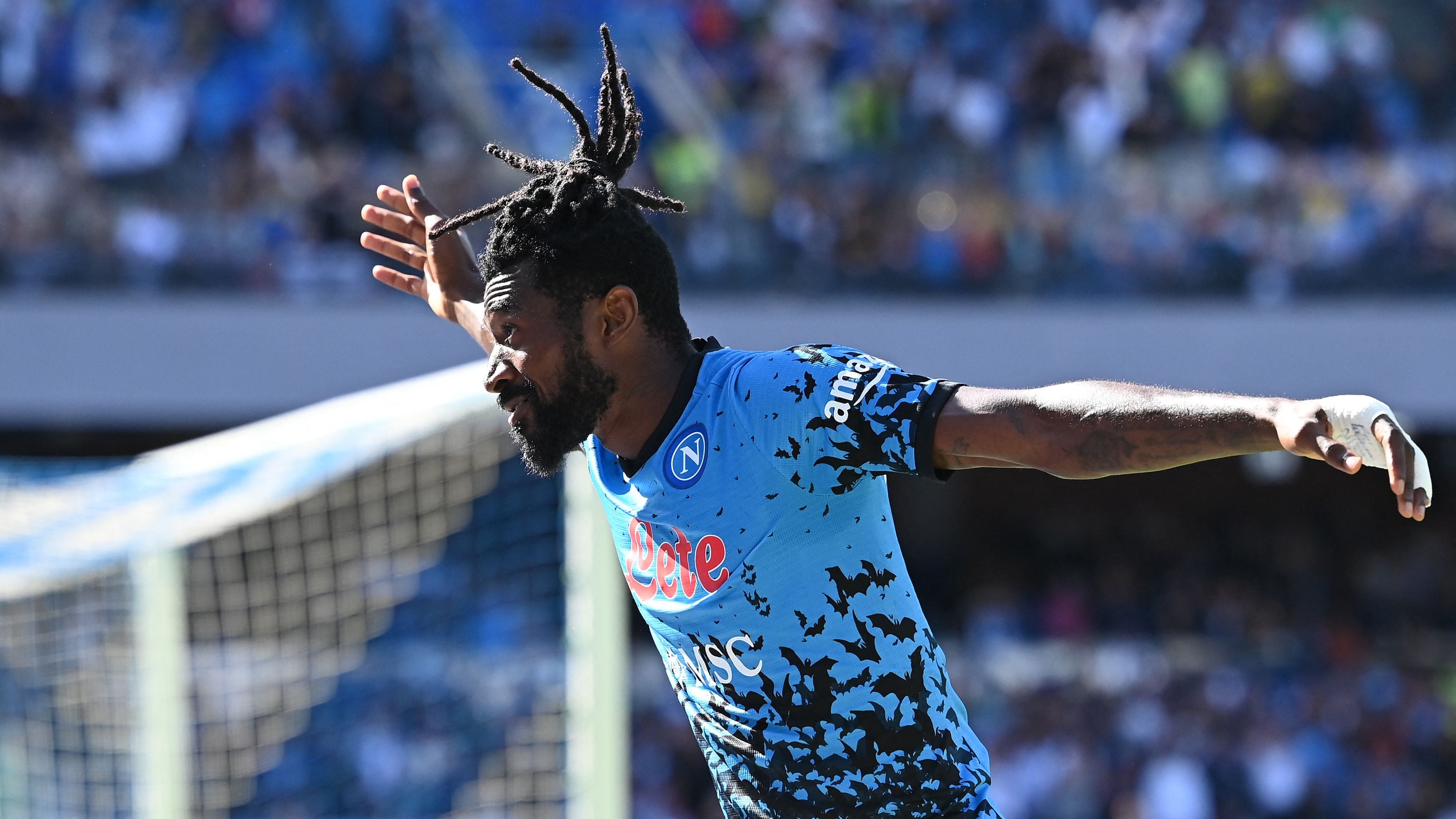 Gelandang Napoli Andre-Frank Zambo Anguissa