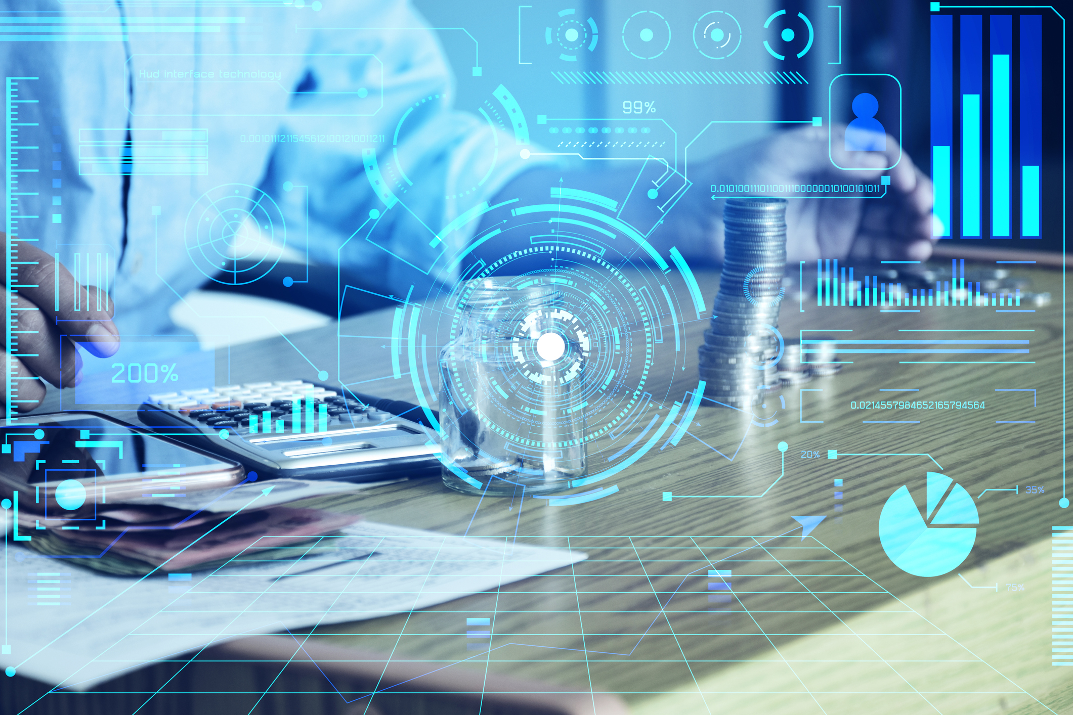 Ilustrasi digitalisaai perbankan