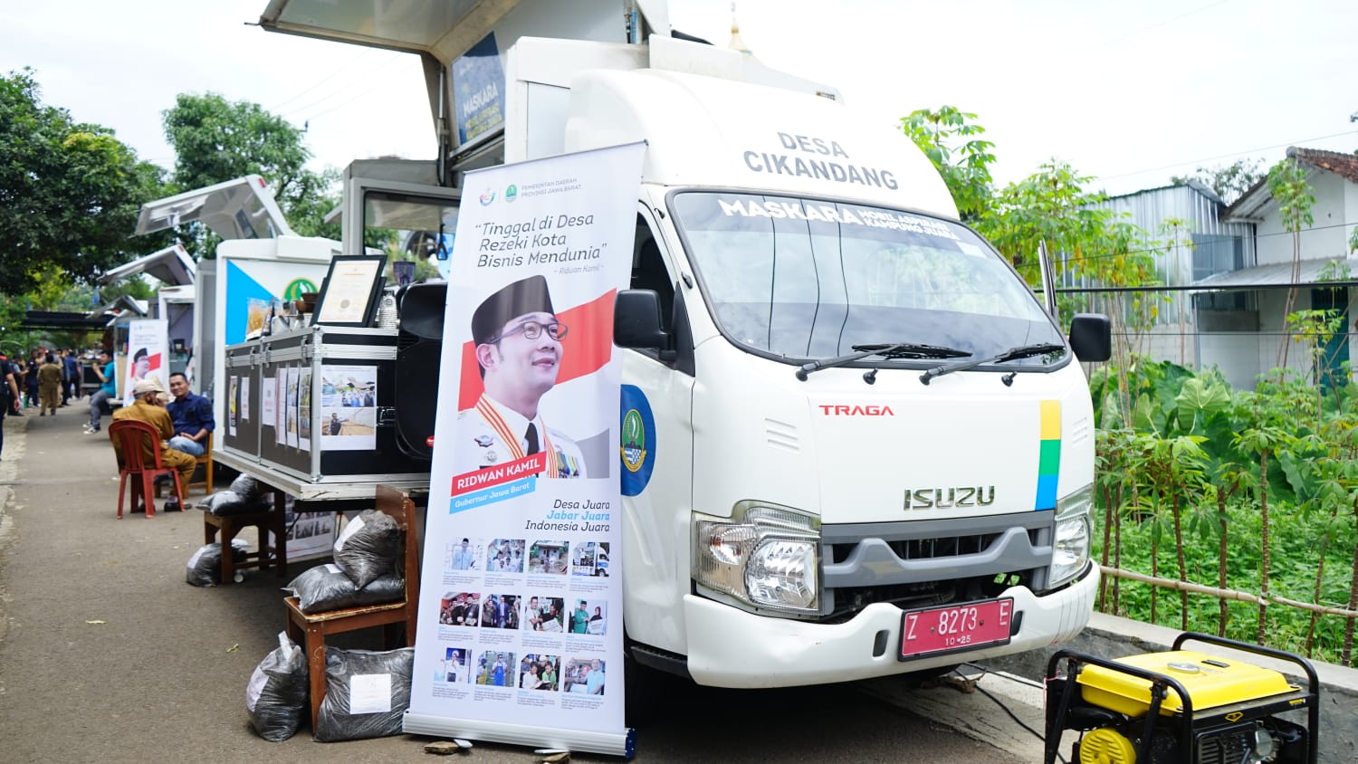 Mobil Maskara bantuan dari Pemprov Jawa Barat untuk kemajuan desa