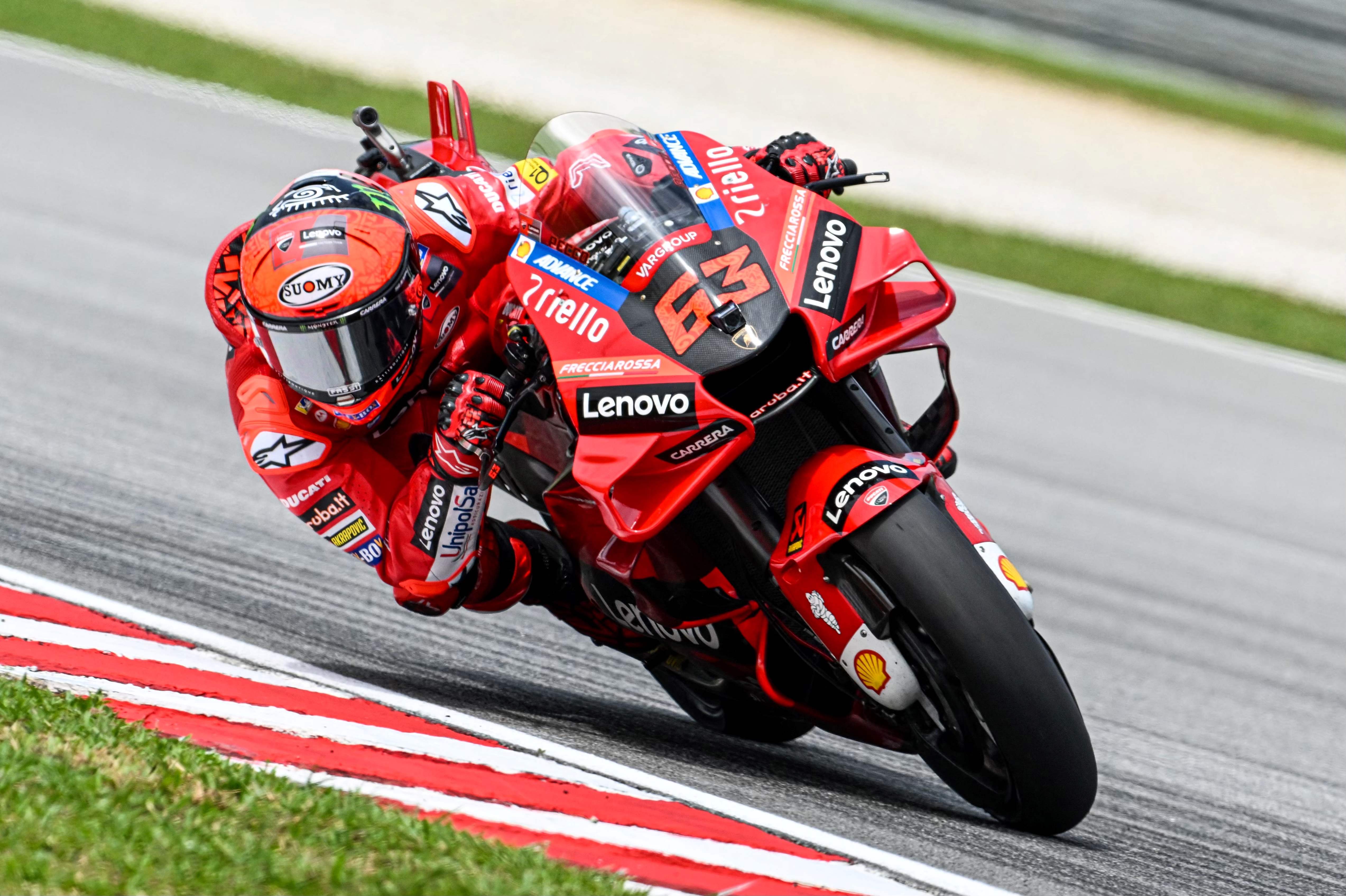 Pembalap Ducati Francesco Bagnaia