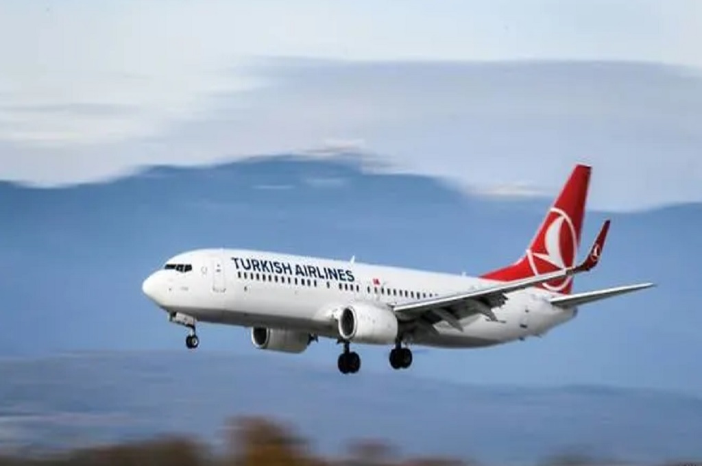 Ilustrasi. Pesawat maskapai Turkish Airlines.