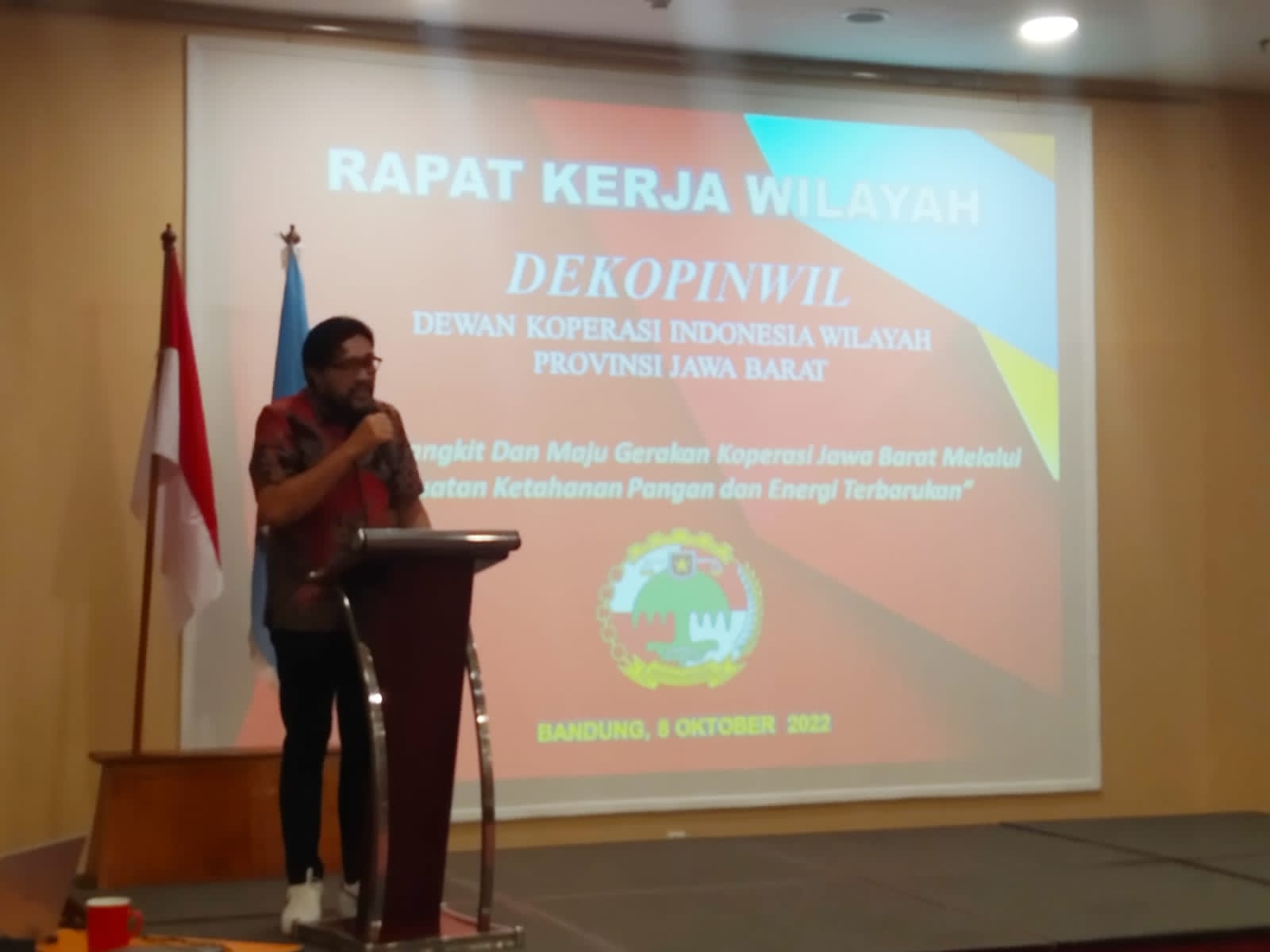 Ketua Penasehat Dewan Koperasi Indonesia (Dekopin) Ono Surono 