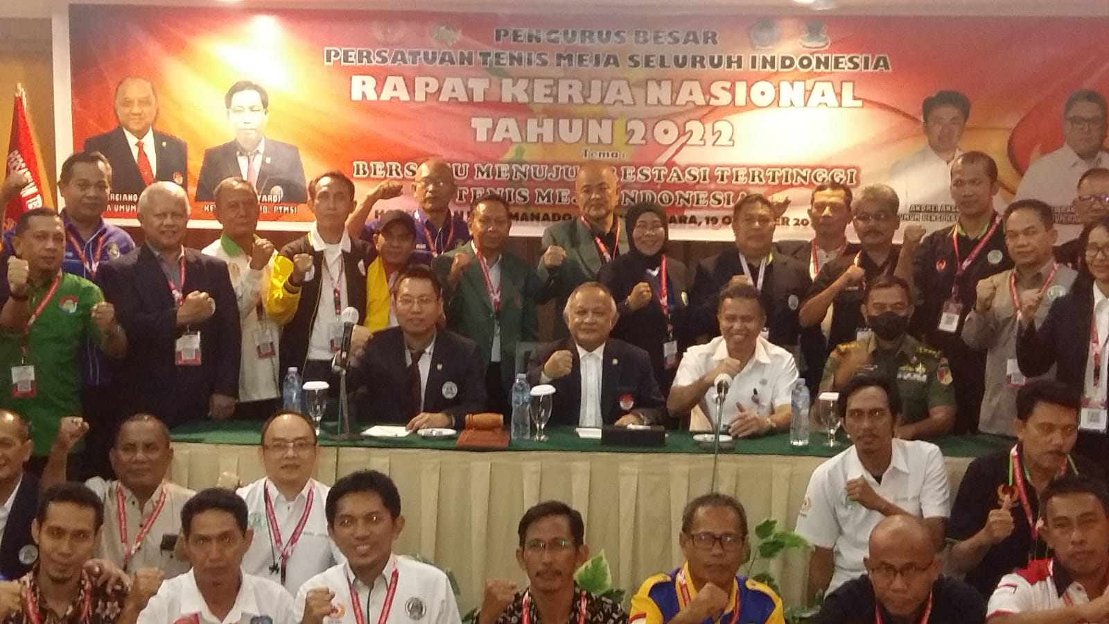 Rakernas PB PTMSI Tahun 2022 di Manado, Sulawesi Utara.