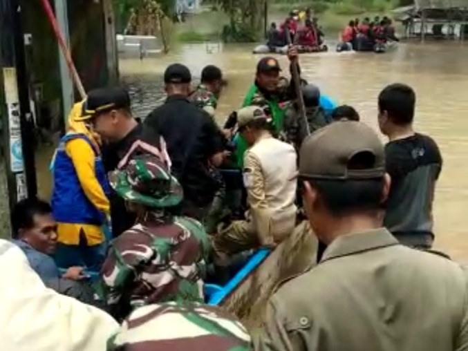Banjir di Cilacap beberapa waktu lalu.