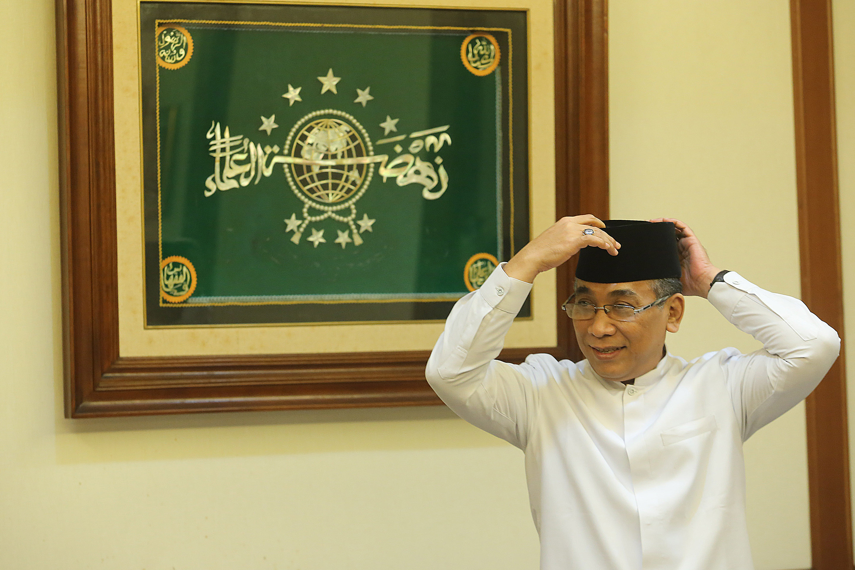 Ketua Umum Pengurus Besar Nahdlatul Ulama (PBNU) KH Yahya Cholil Staquf 