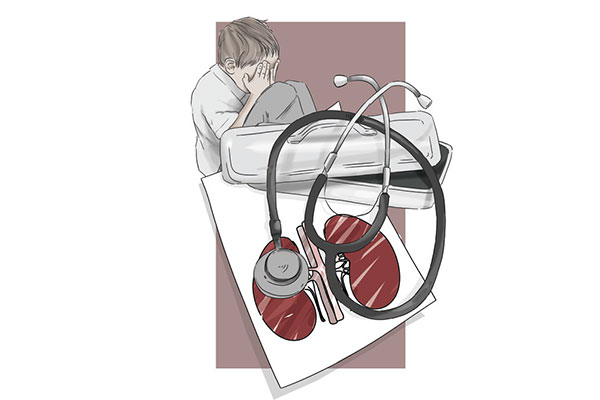 Ilustrasi gagal ginjal