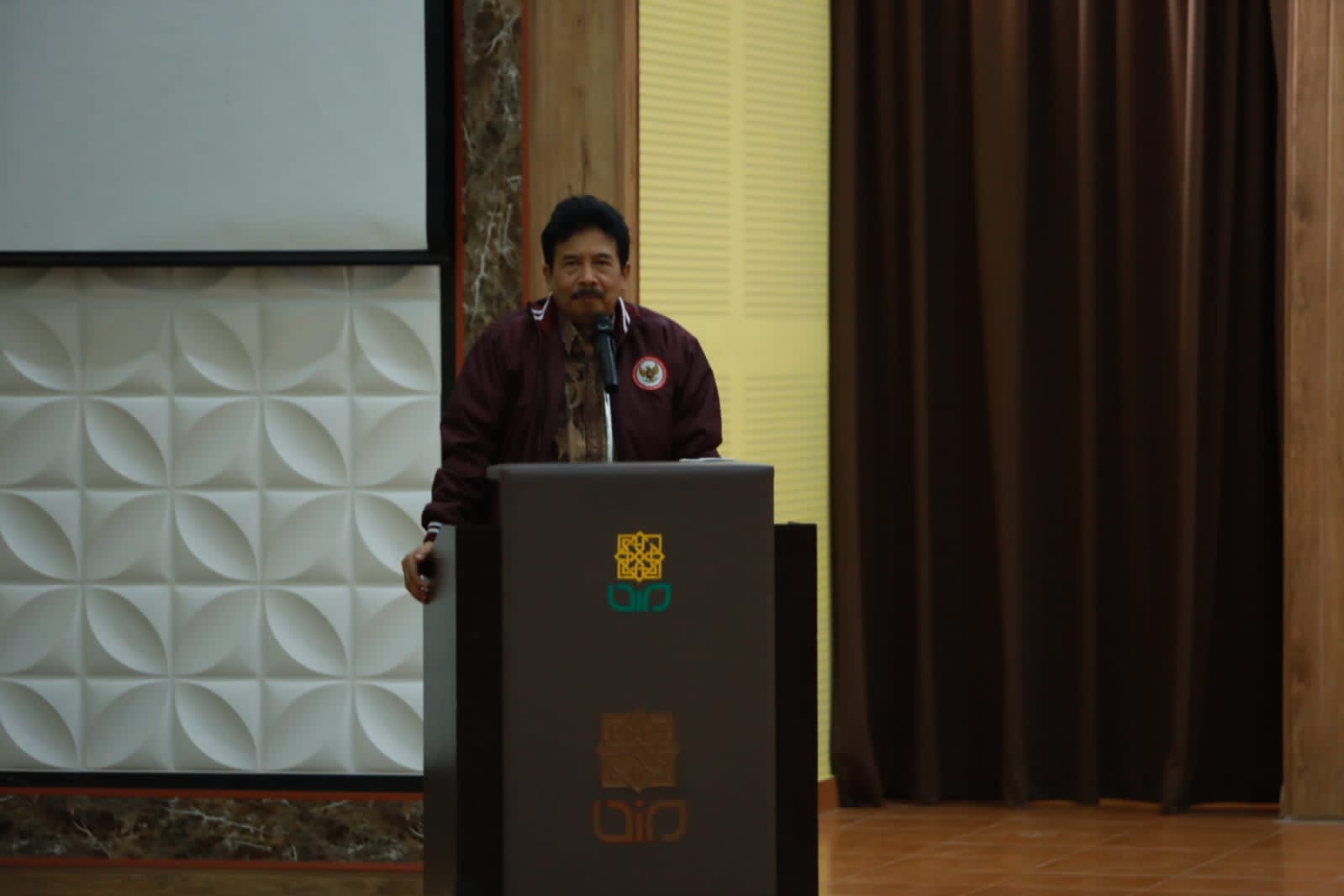 Kepala BPIP Yudian Wahyudi dalam seminar hukum nasional di UIn SUnan Kalijaga, Ygogyakarta