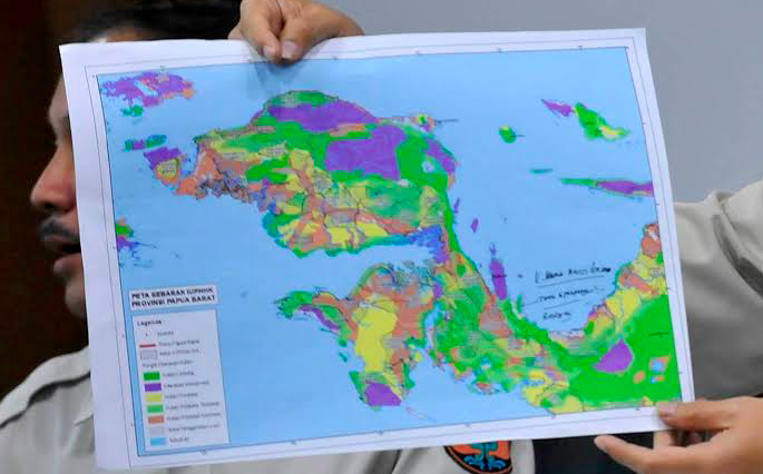 Peta Papua.
