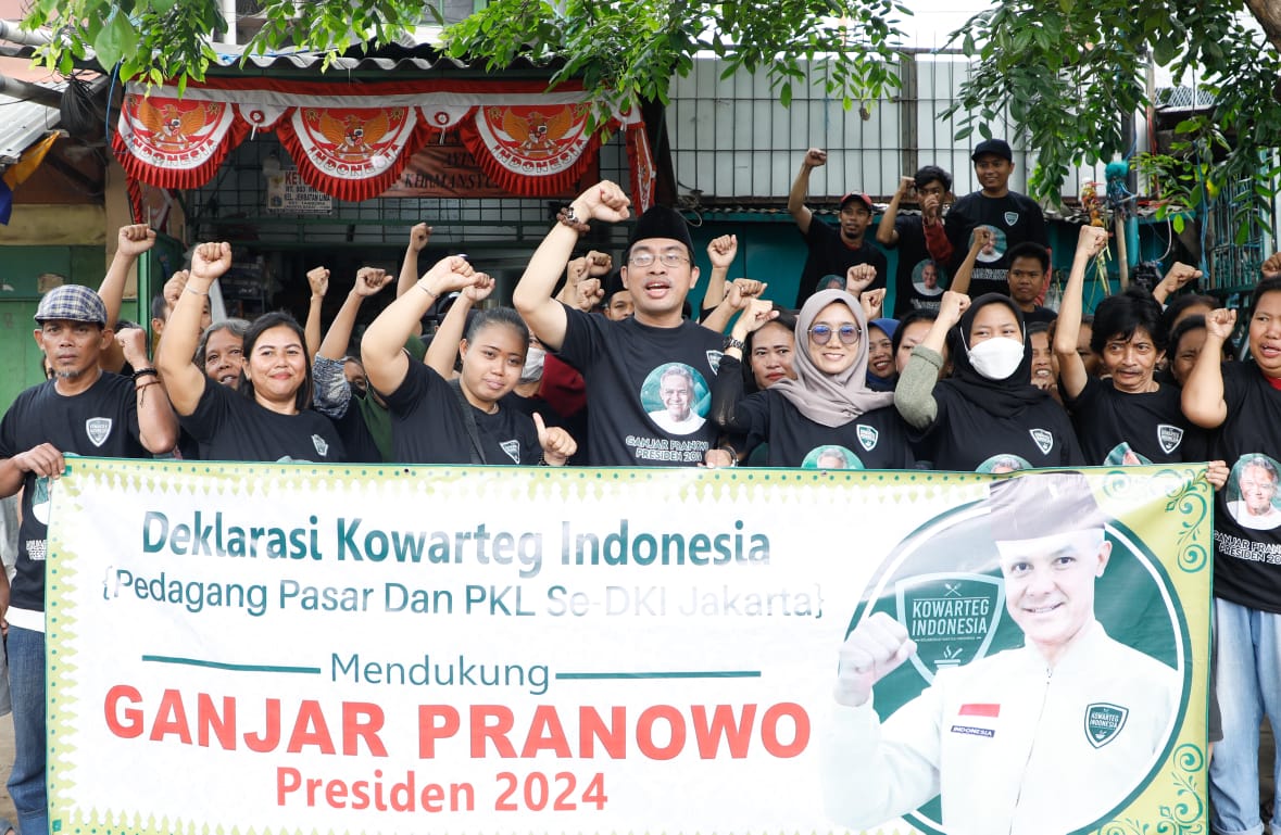 Kowarteg Indonesia kembali menyasar pedagang pasar dan pedagang kaki lima (PKL) di wilayah DKI Jakarta, kali ini di Jakarta Barat menyataka 