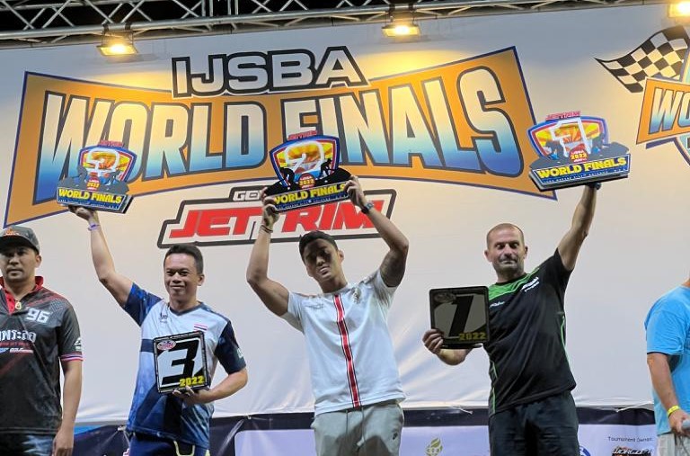 Aqsa Sutan Aswar di jajaran podium World Finals IJSBA 2022