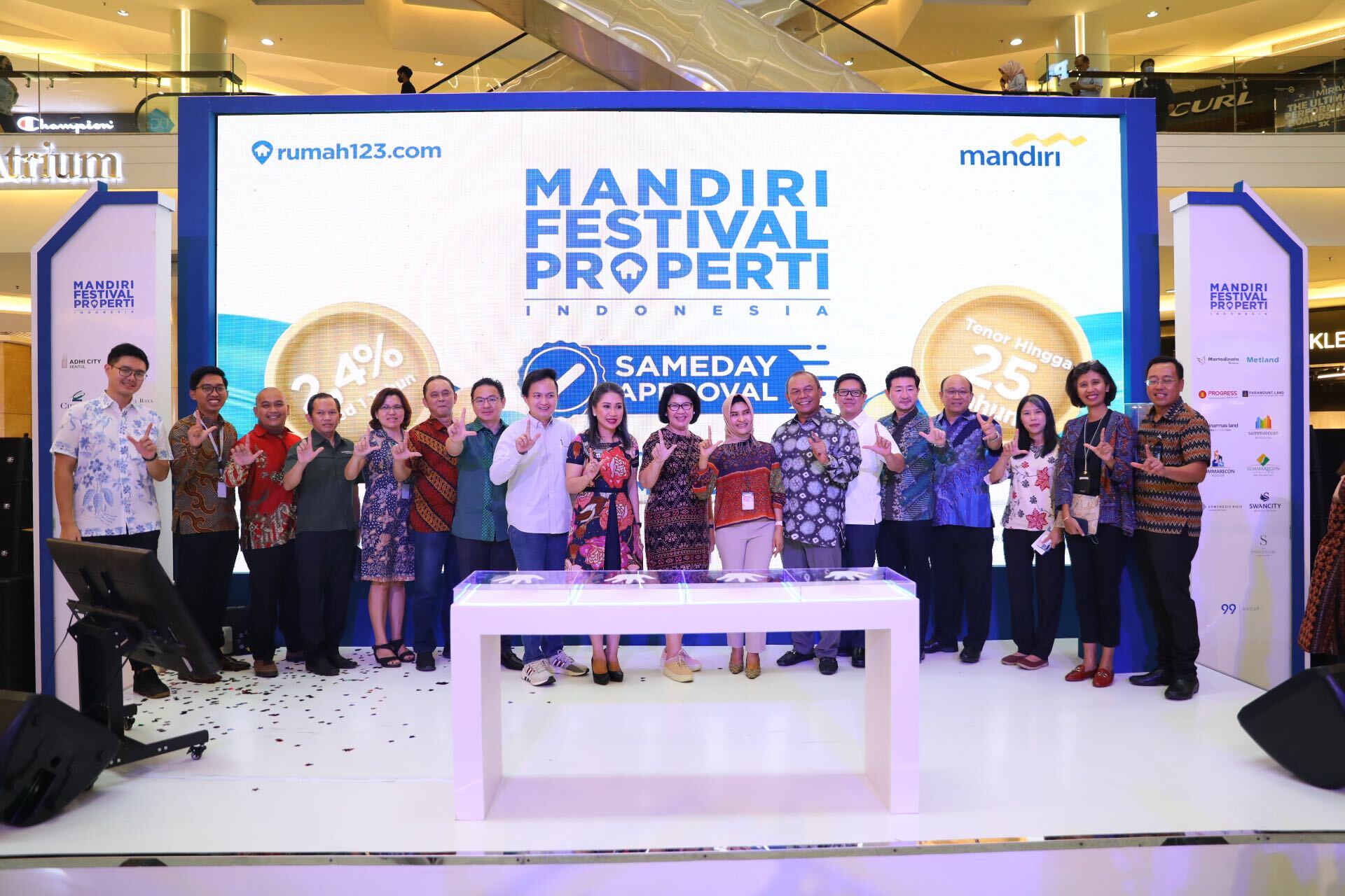 Pembukaan Mandiri Festival Properti Indonesia 2022