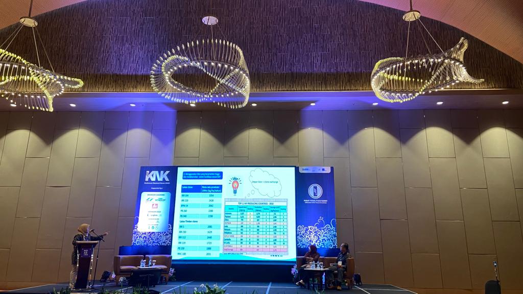 Konferensi Nasional Karet 2022 di Palembang, Rabu (12/10/2022)