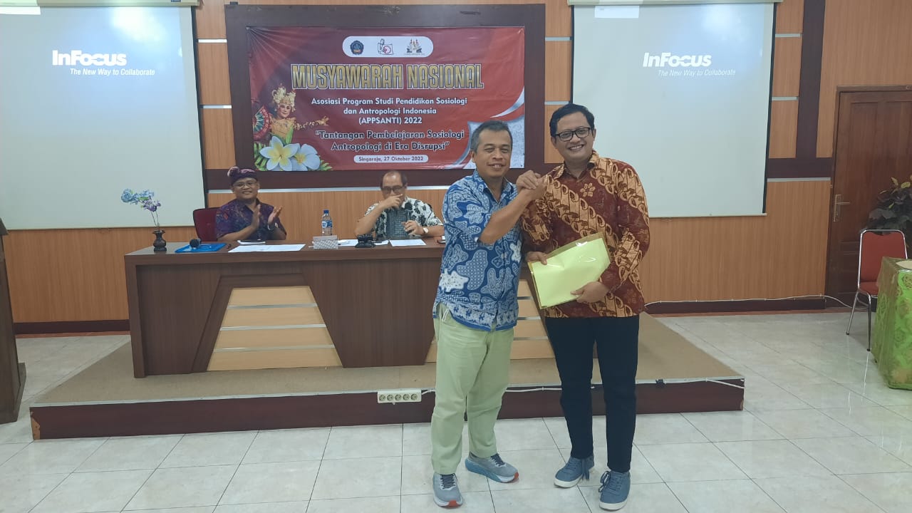 Nurhadi dari UNS terpilih pimpin Asosiasi Program Studi Pendidikan Sosiologi dan Antropologi Indonesia (APPSANTI)