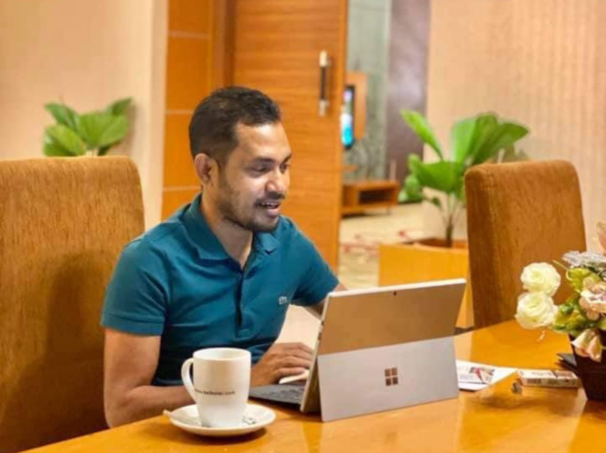 Muhammad Fajar Hasan, pengusaha asal Sultra yang juga wakil bendahara umum ICMI Pusat.