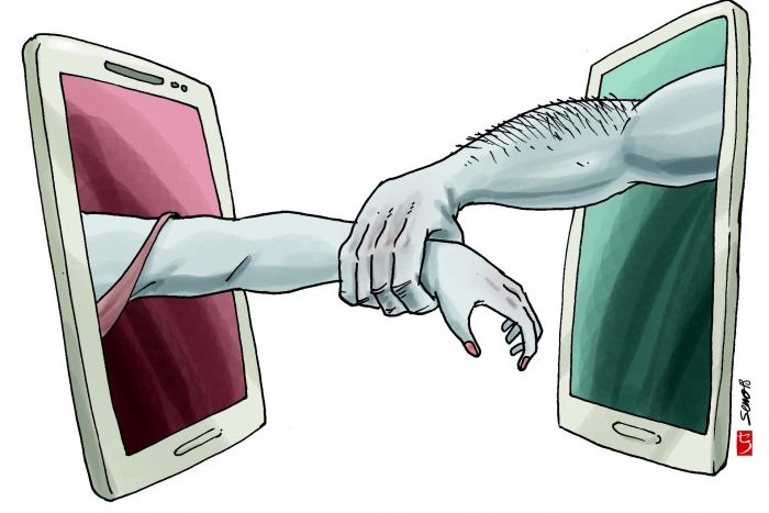 Ilustrasi prostitusi online