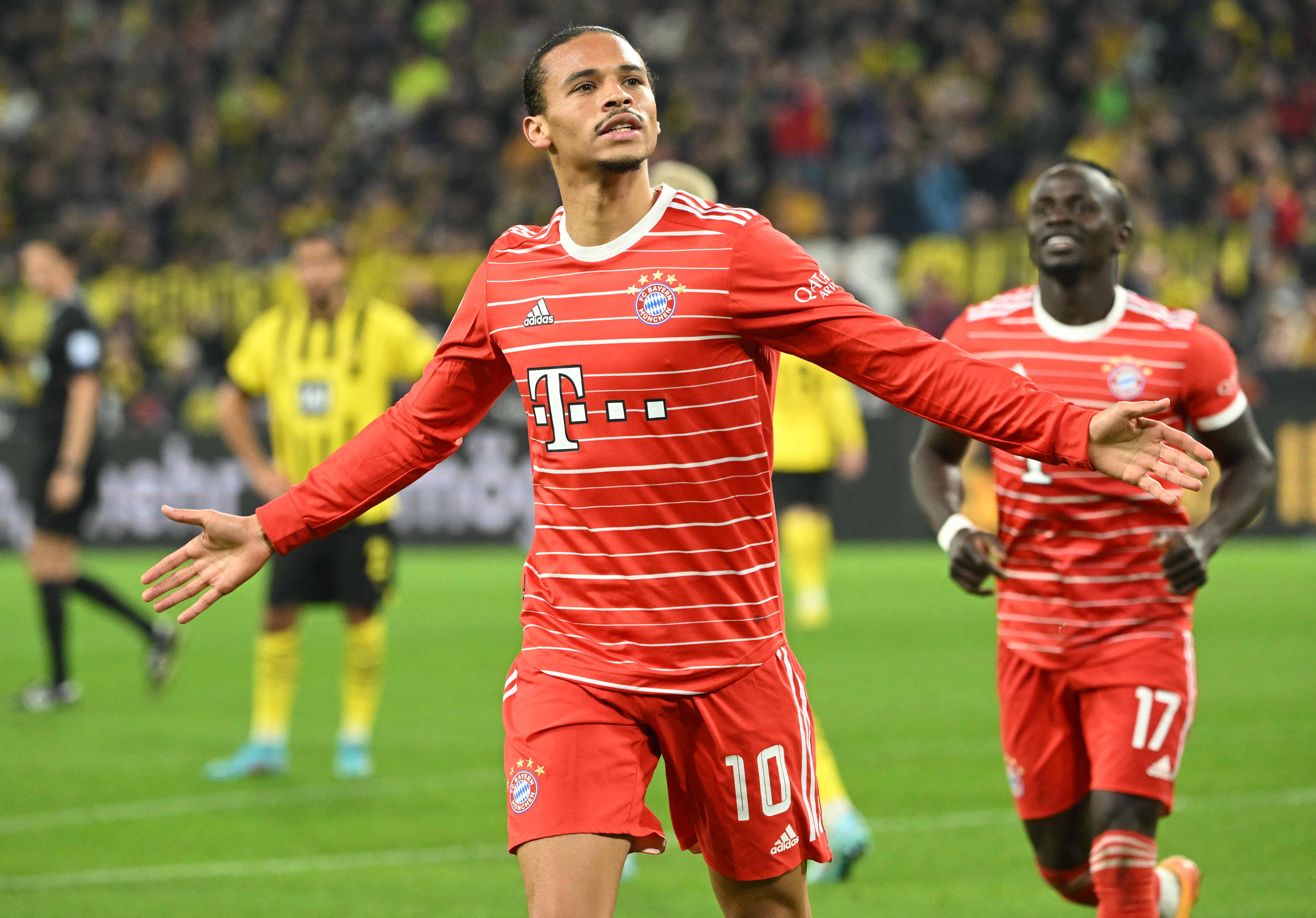 Gelandang Bayern Muenchen Leroy Sane