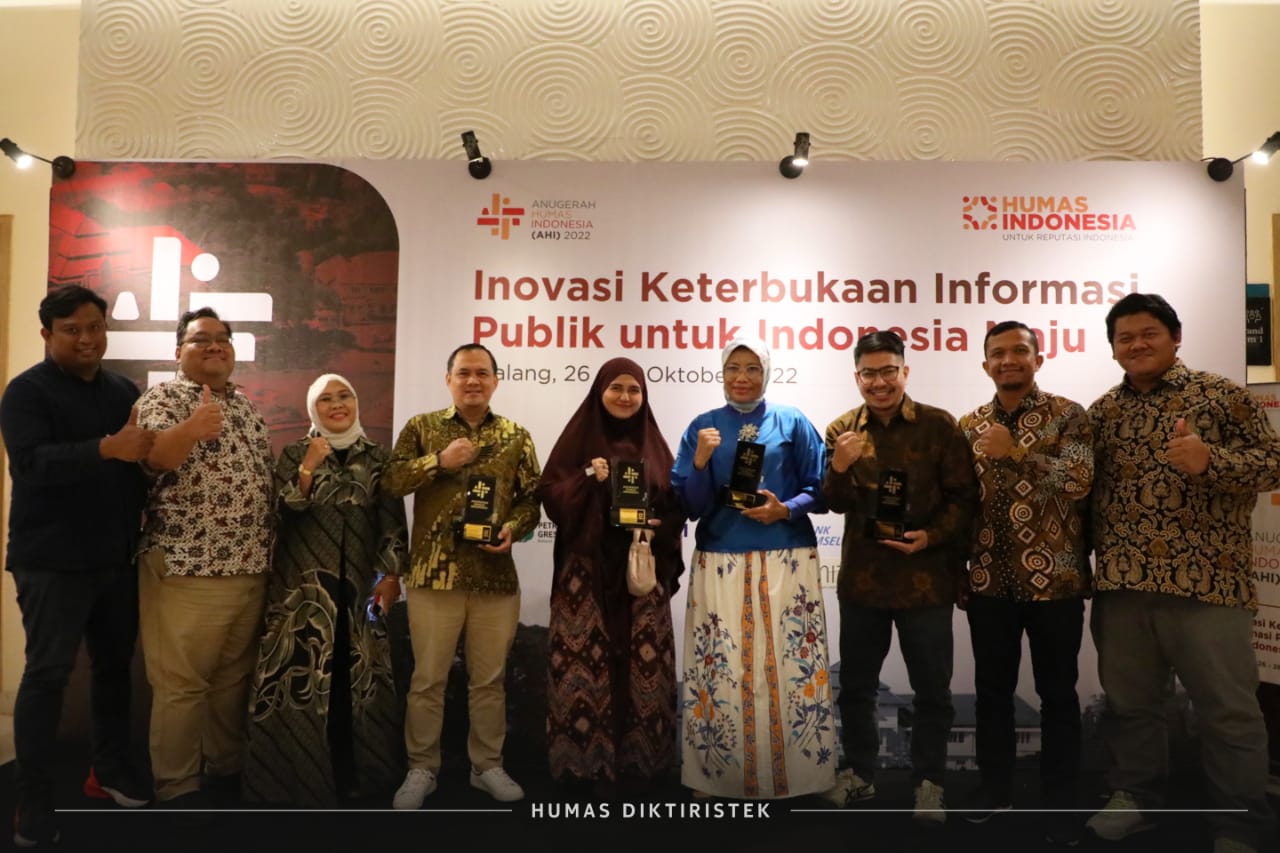 Peraih ajang Anugerah Humas Indonesia (AHI) 2022 yang digelar di Kota Malang, Jawa Timur, Jumat (28/10)