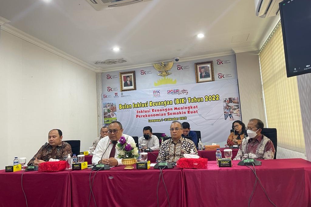 Bulan Inklusi Keuangan di Bandarlampung, Kamis (6/10).