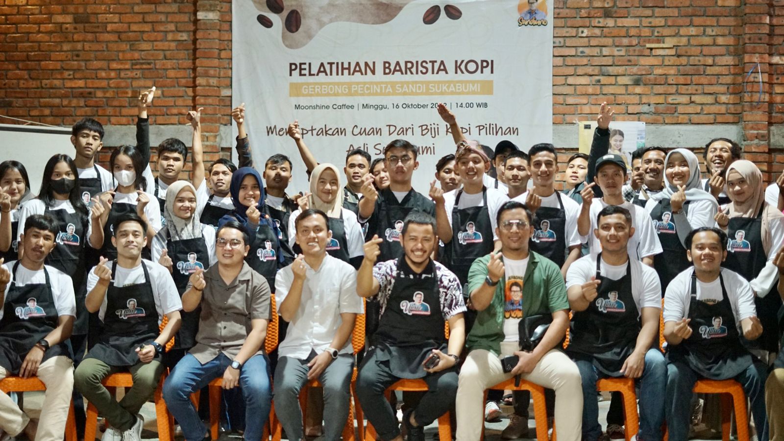 Ciptakan Usaha Milenial, Relawan Sandiuno Sukabumi Buka Pelatihan Barista