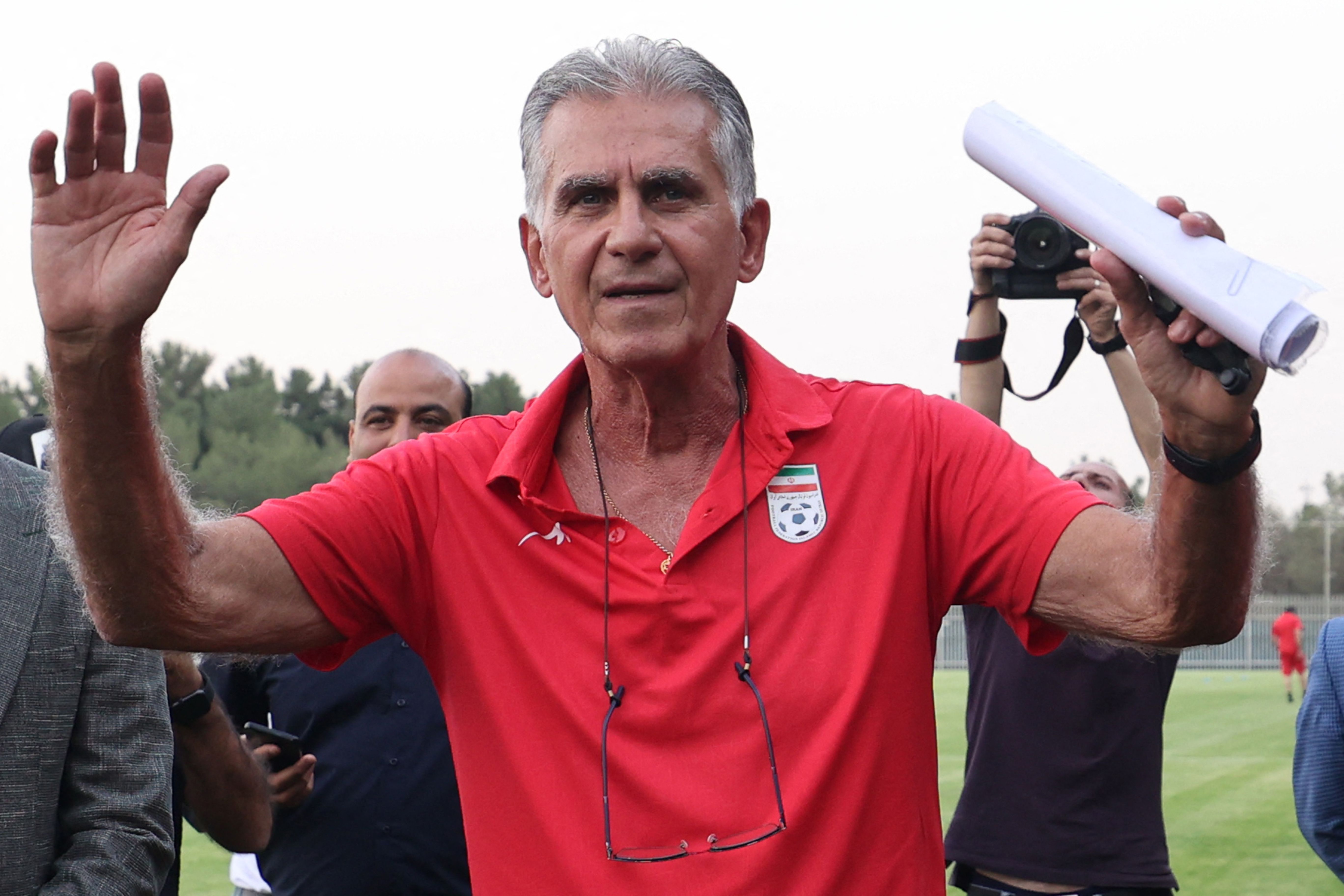 Pelatih timnas Iran Carlos Queiroz