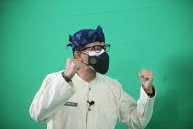 Menteri Pariwisata dan Ekonomi Kreatif (Menparekraf) Sandiaga Salahuddin Uno.