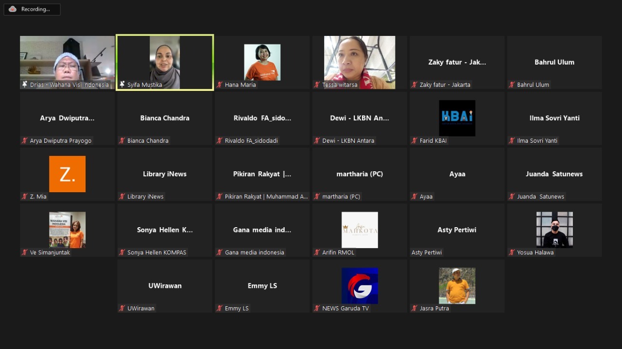 Media briefing 'Mencegah Terulangnya Kembali Tragedi Kanjuruhan dalam Perspektif Perlindungan Anak'.