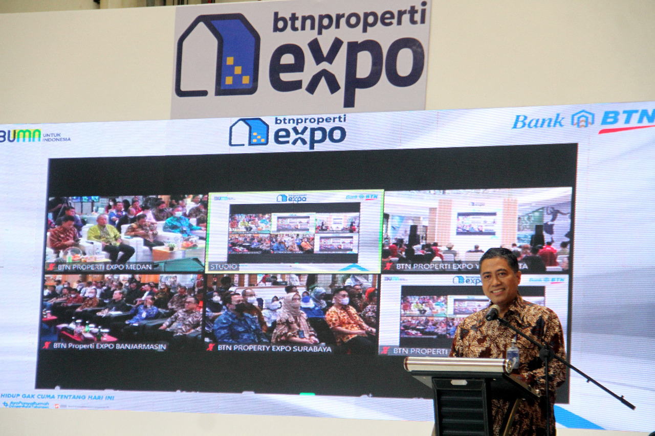 Direktur Consumer Bank BTN Hirwandi Gafar Membuka BTN Properti Expo 2022