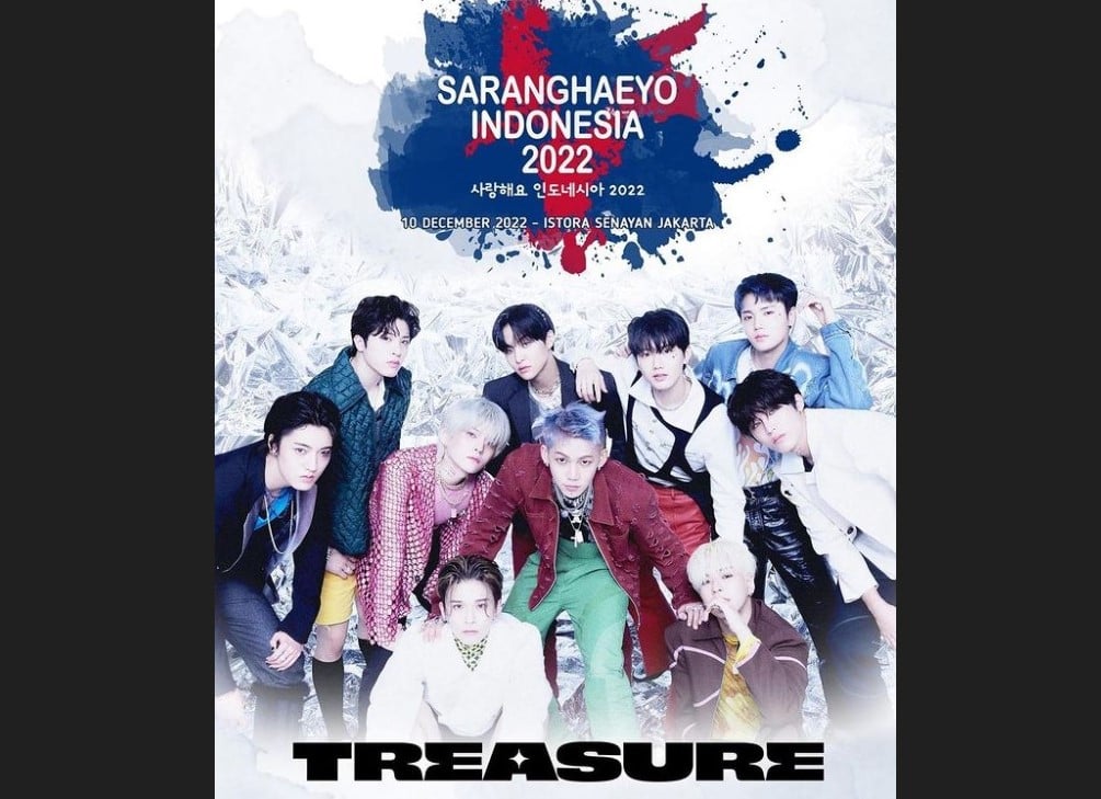 Pengumuman Treasure akan tampil di konser SARANGHAEYO INDONESIA 2022