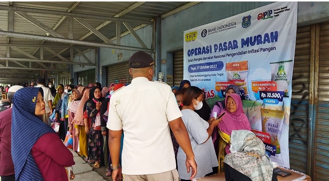 Ilustrasi pasar murah.