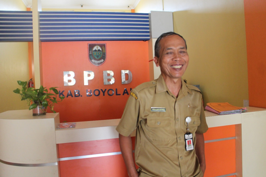 Kepala Pelaksana BPBD Boyolali, Widodo Munir