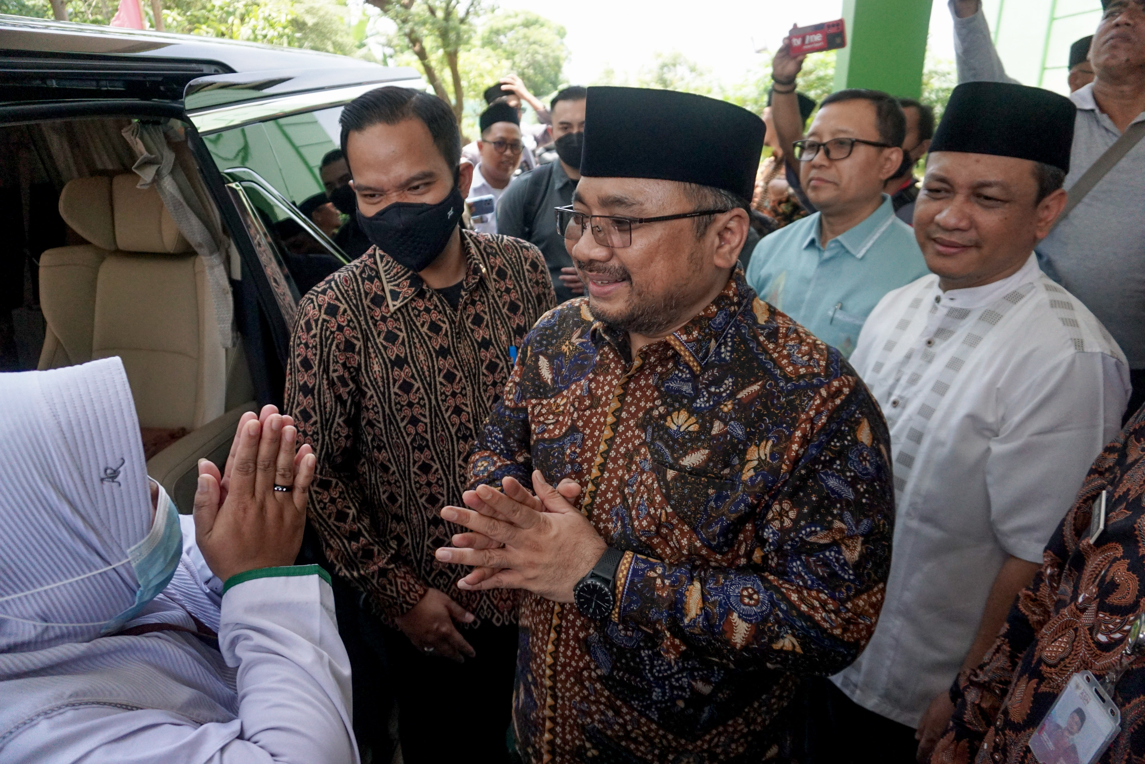 Ilustrasi bertegur sapa