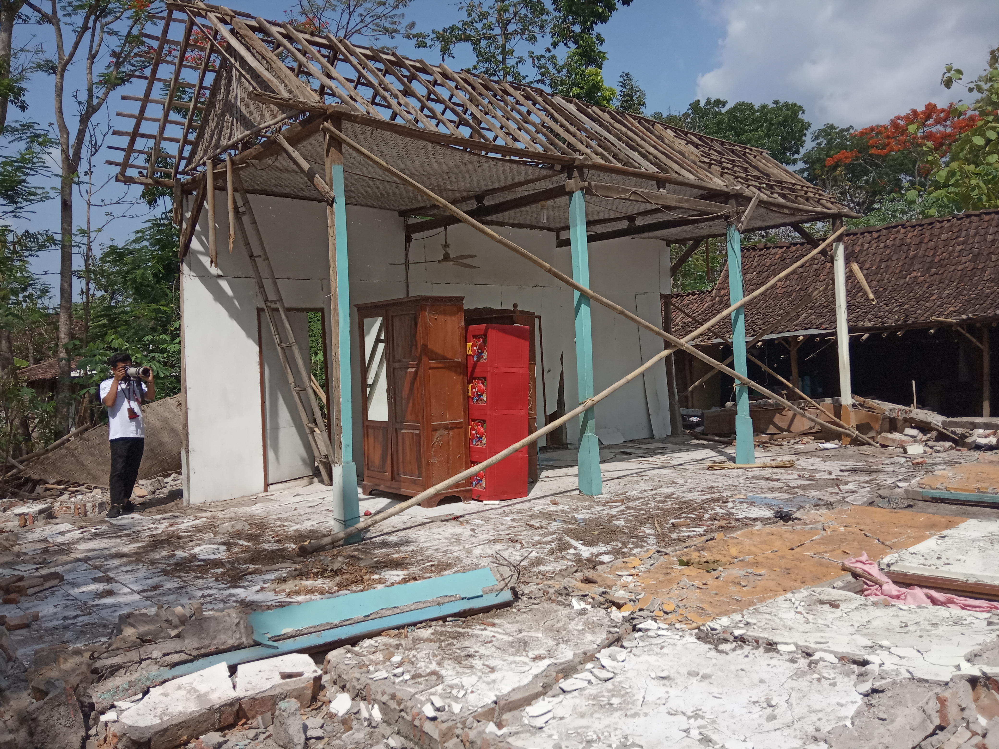 Ilustrasi: Bencana alam angin kencang di Klaten