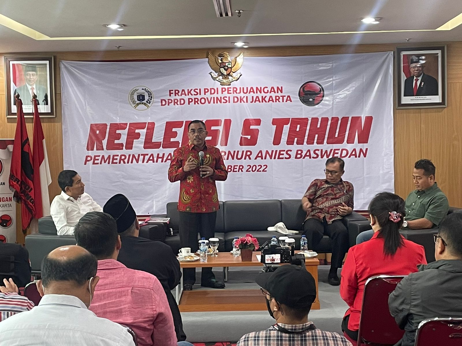 Refleksi 5 tahun kepemimpinan Anies Baswedan di DKI Jakarta oleh Fraksi PDIP DPRD DKI Jakarta
