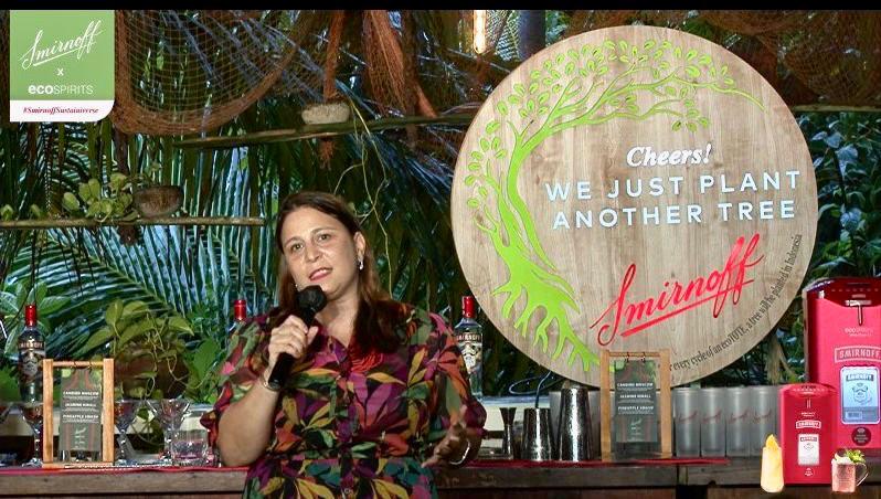 General Manager La Brisa, Angela Prigann saat konferensi pers di Jakarta.