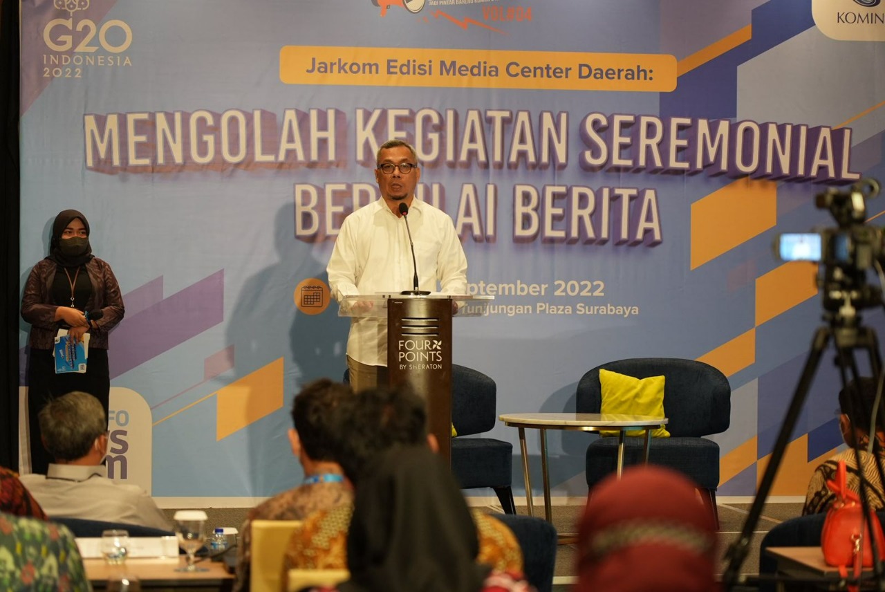 Direktur Jenderal Informasi dan Komunikasi Publik, Kementerian Kominfo, Usman Kansong.