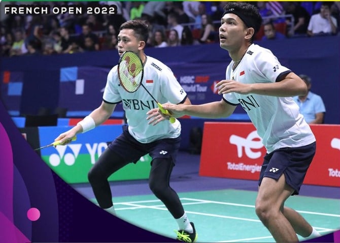 Ganda putra Indonesia Fajar Alfian/Muhammad Rian Ardianto