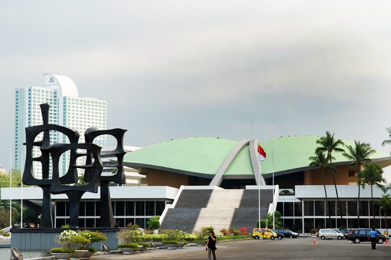 Gedung MPR/DPR/DPD RI di Jakarta.