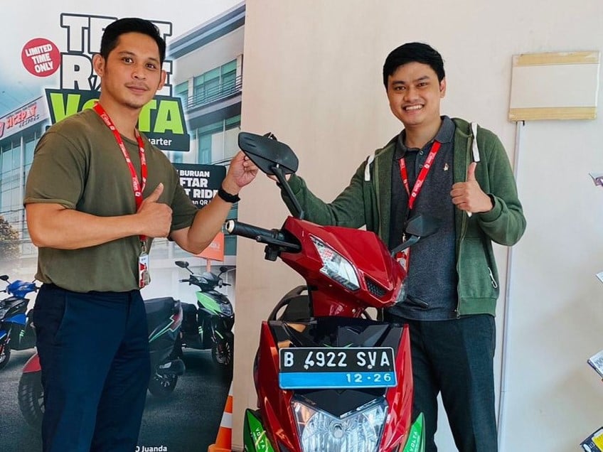 Program bernama Test Ride Volta berjalan sejak 11 Oktober hingga 11 November 2022.