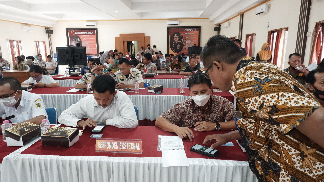 Pelaksanaan indeks tata kelola online  di Polres Klaten, Jawa Tengah