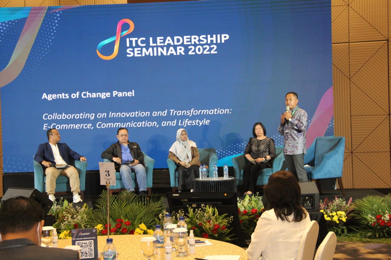  ITC Leadership Seminar 2022 di Jakarta, pada Rabu (12/10).