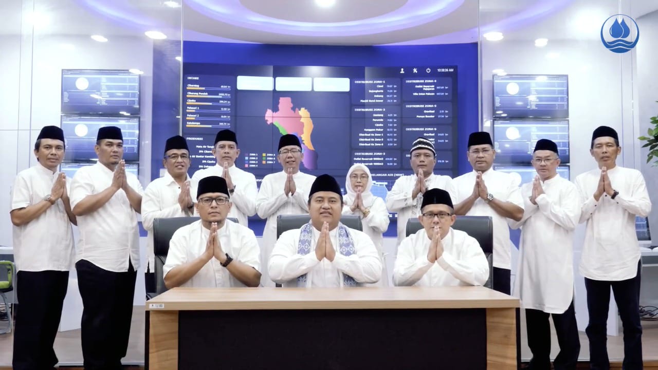 Jajaran manajemen Perumda Tirta Pakuan Bogor