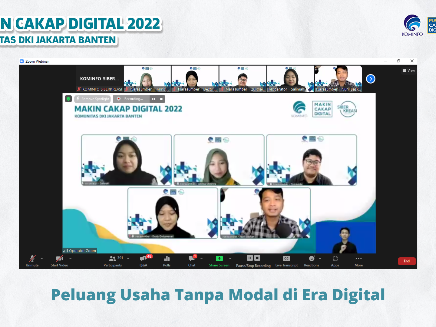 Pengguna bisa memanfaatkan fitur jualan di berbagai platform media sosial untuk memulai usaha meskipun tanpa modal. usaha