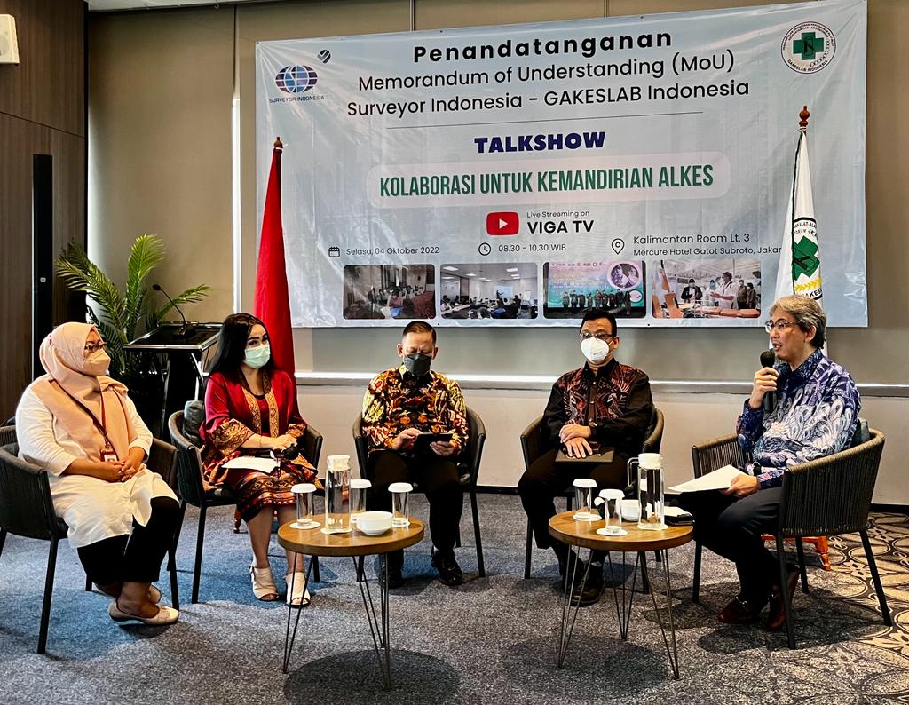 Acara Penandatanganan MoU antara PT. Surveyor Indonesia - Gakeslab Indonesia dan Talkshow 