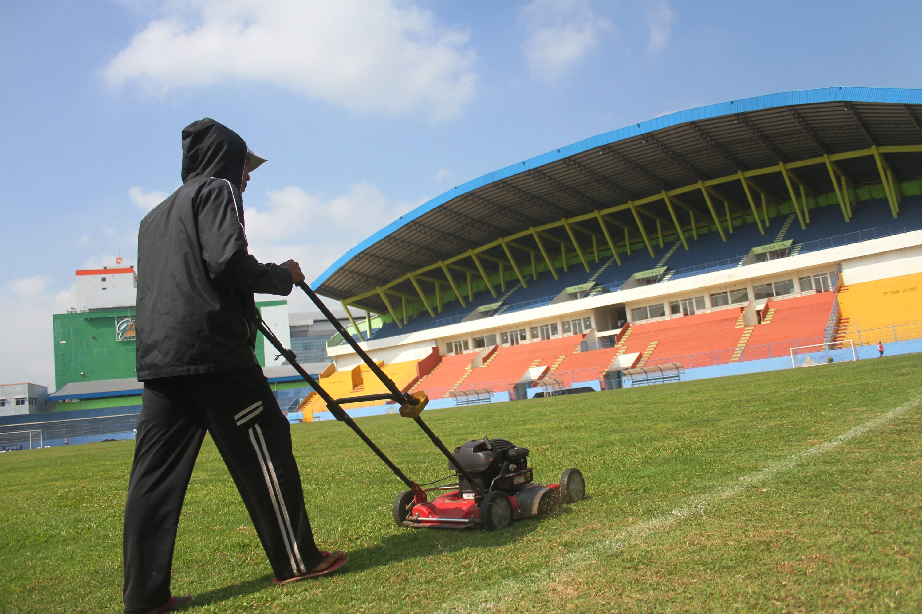 Stadion Gajayana, Malang, Jawa Timur. 