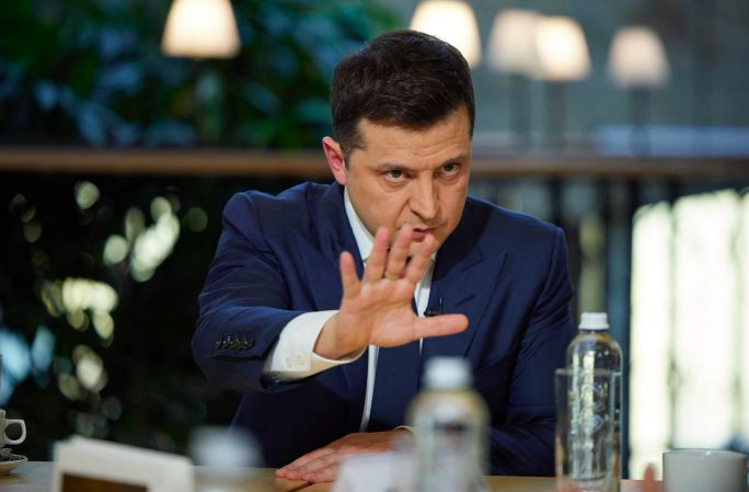 Presiden Ukraina Volodymyr Zelensky.