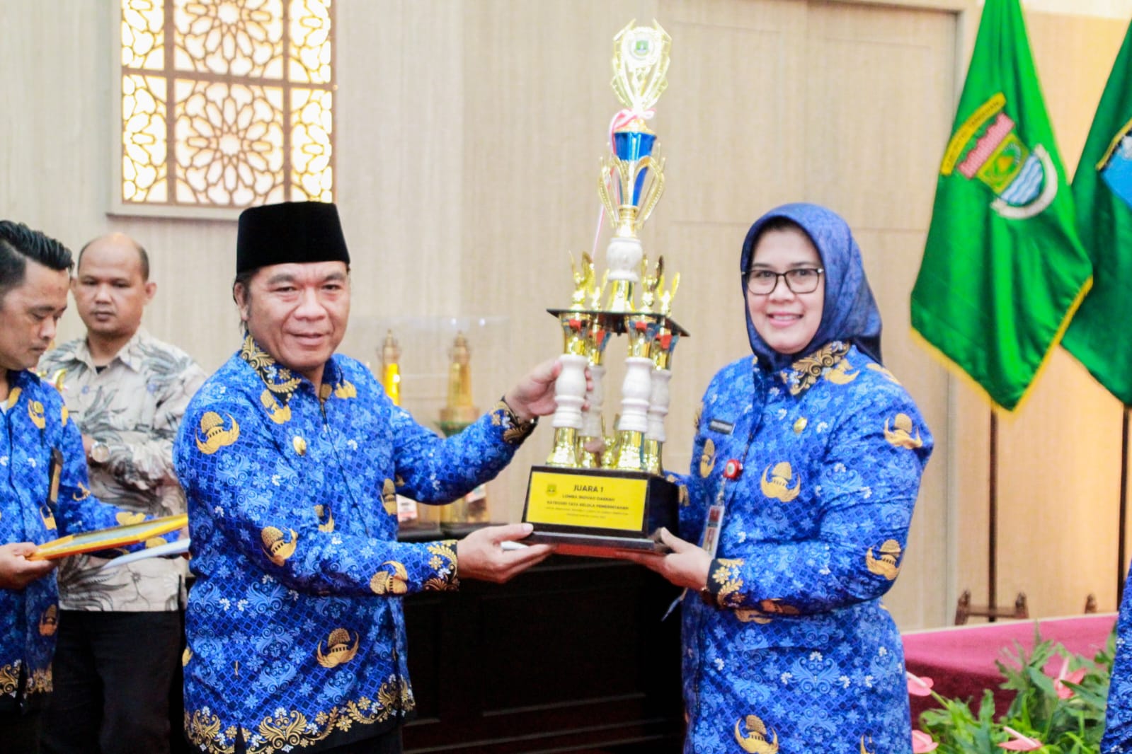 BPKAD Provinsi Banten mendapatkan juara pertama dalam bidang tata kelola pemerintahan di lingkungan Pemerintah Provinsi Banten. Penghargaan 
