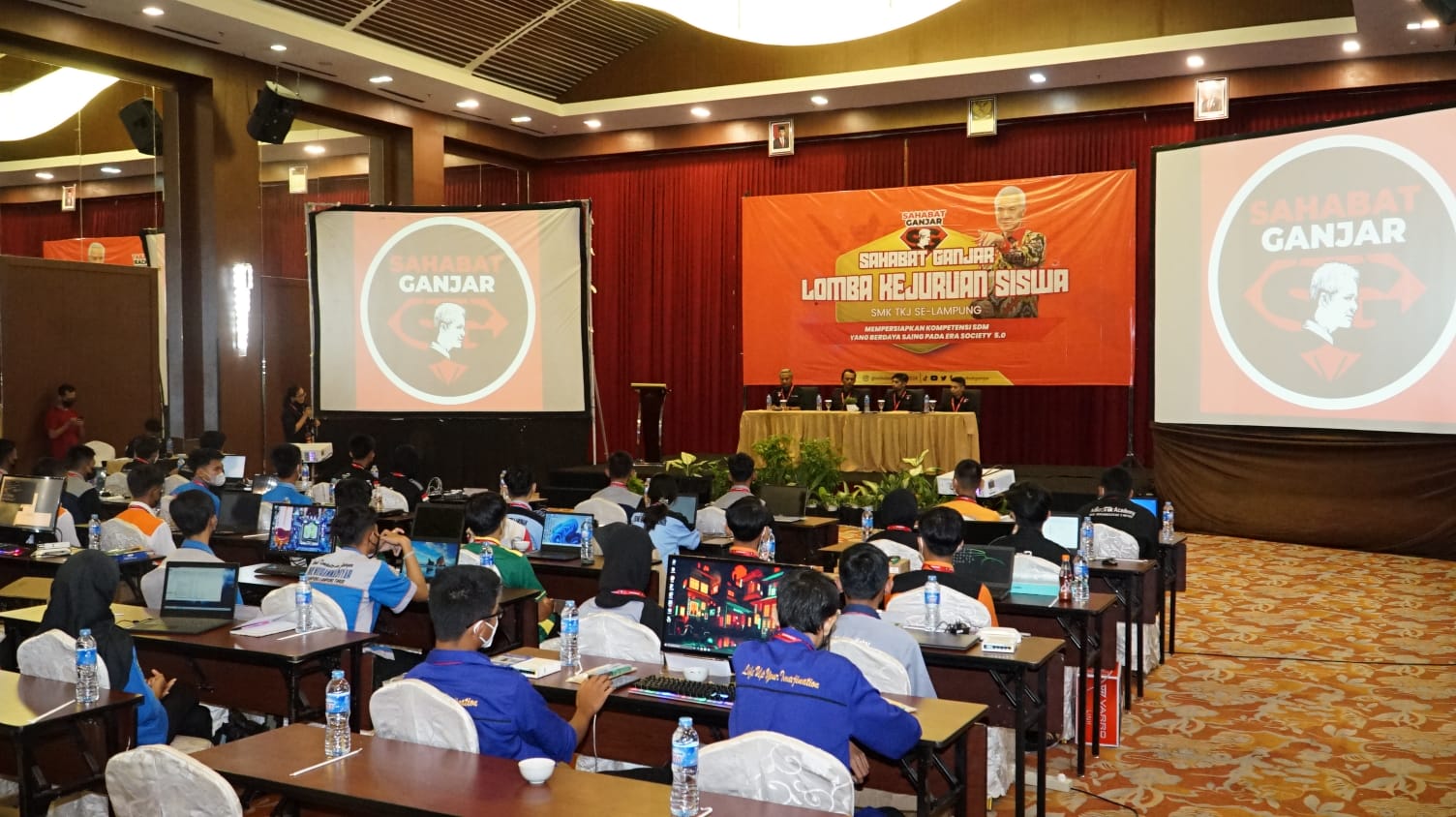 Lomba kejuruan yang diadakan Sahabat Ganjar di Lampung