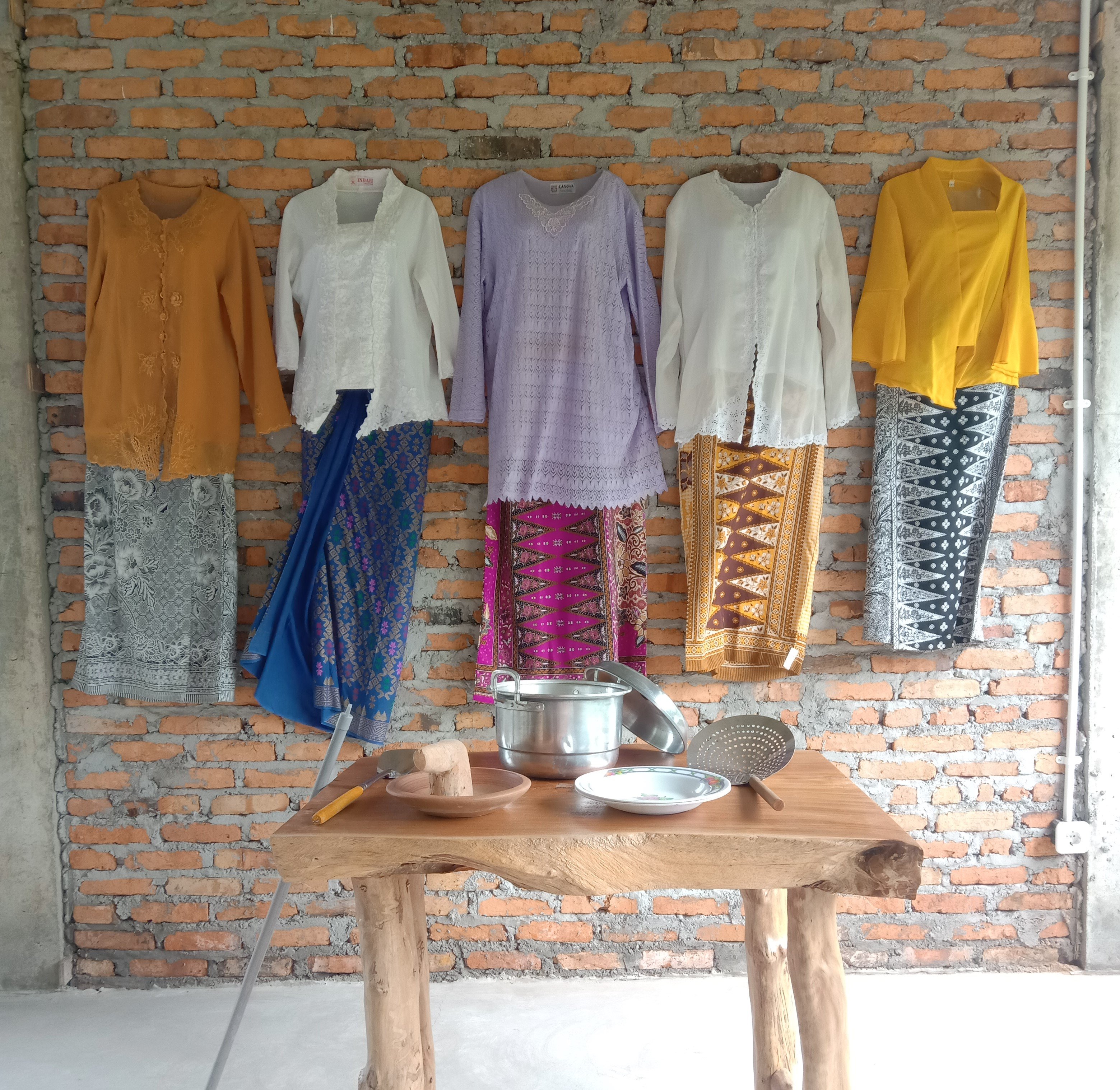 Salah satu karya yang dipamerkan dalam pameran  