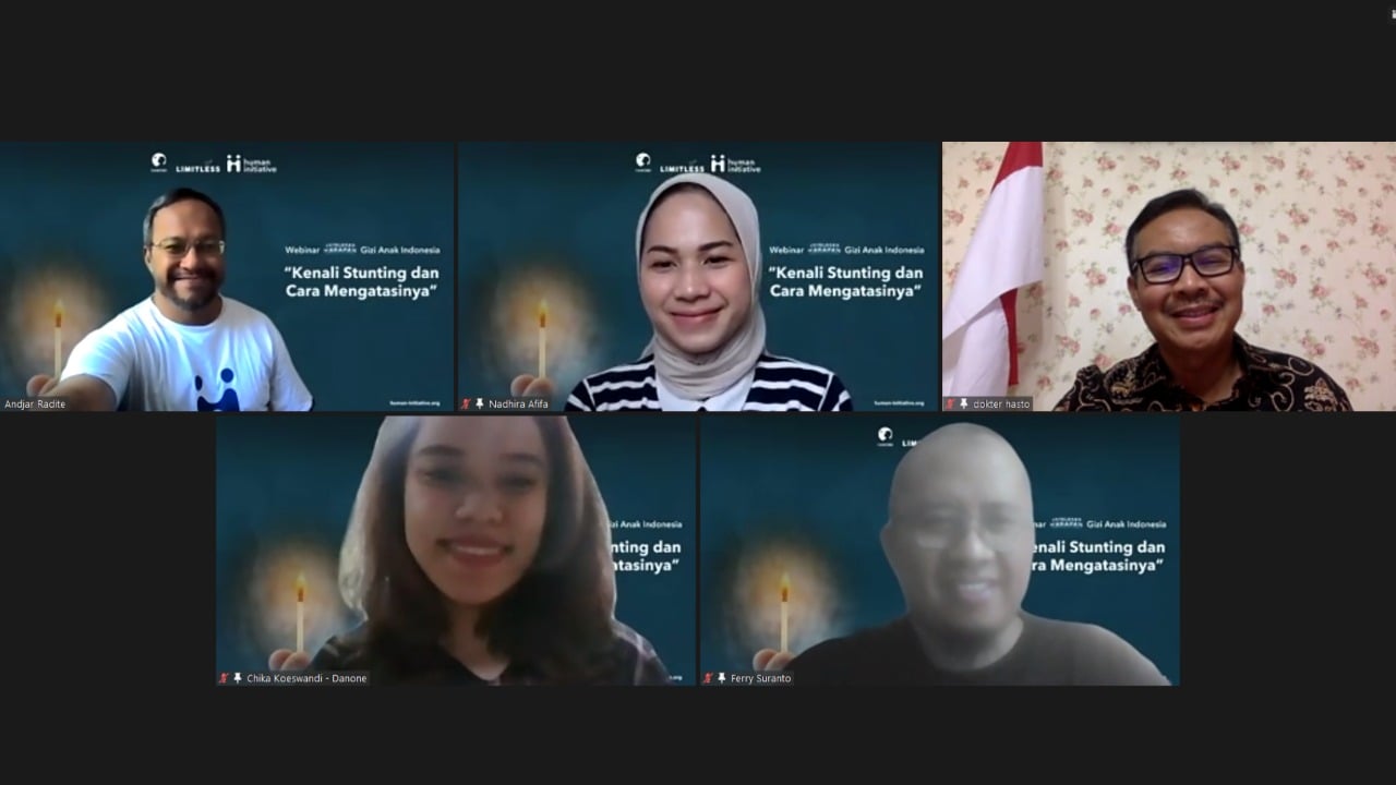 Webinar #NyalakanHarapan Gizi Anak Indonesia dengan tema 